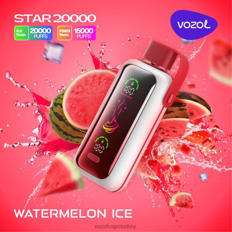 VOZOL Türkiye Distribütörü - karpuz buzu VOZOL STAR 20000 VJ2VX3